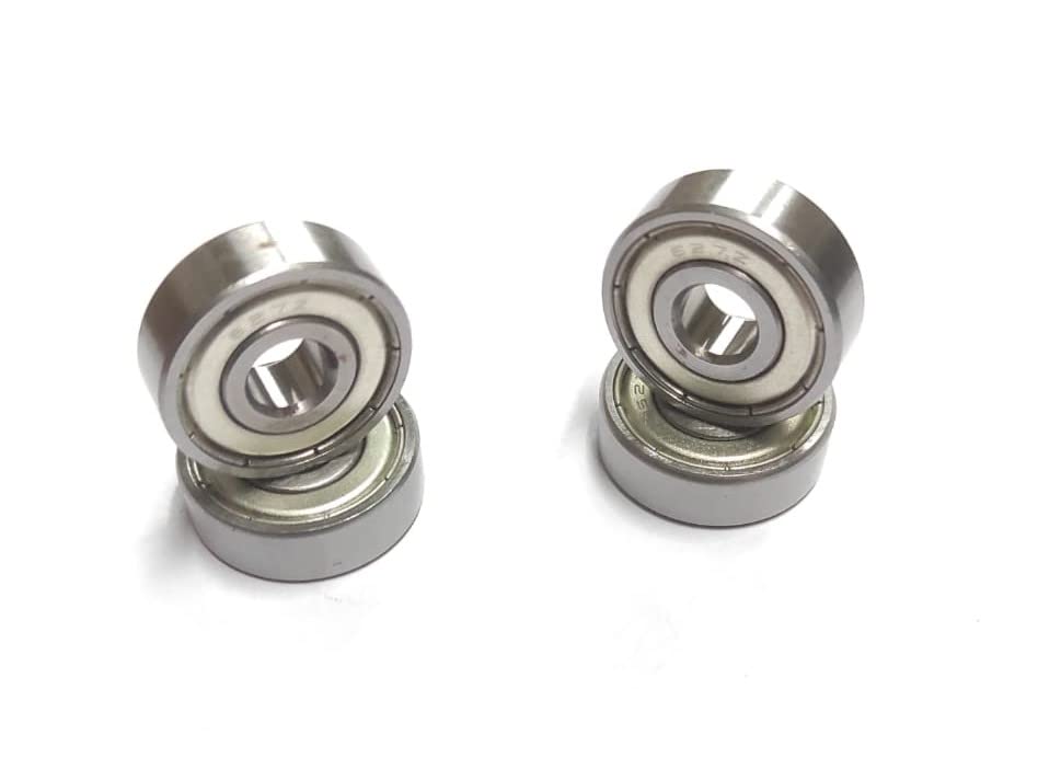 627zz Ball Bearings Metal Double Shielded Miniature Deep Groove Skate board Ball Bearings(7mm x 22mm x 7mm) Robotics or DIY Projects 3D Printer For CNCR radial Ball Bearings or Robotics 4pc(627zz 4PC)