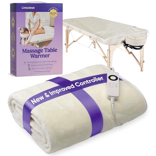 Livaclean Massage Table Warmer Heating Pad - 6 Temperature Settings - 71