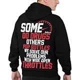 Wide Open Throttles Hoodie (Small) Black