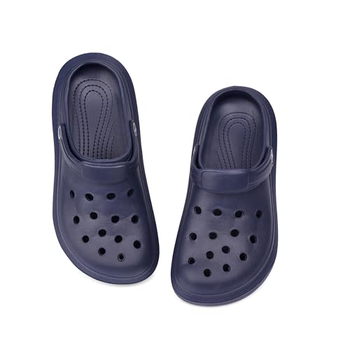 Image of VONMAY Men's Women's Clogs, Breathable Garden Shoes Adjustable Slides