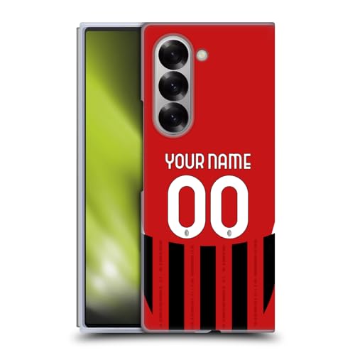 Coque rigide Samsung Galaxy Z Fold6 AC Milan protégeant le dos des rayures