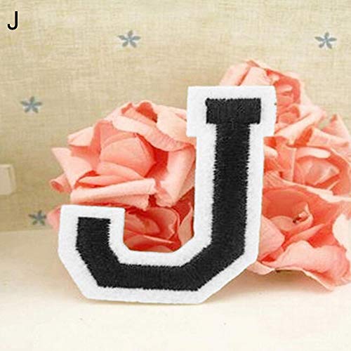 Parche bordado con letras del alfabeto inglés A-Z para coser y planchar Cover