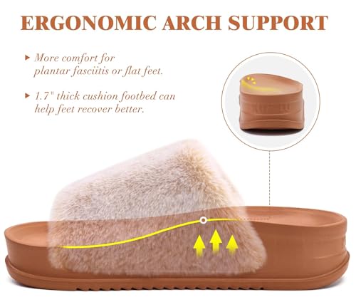 Image of KuaiLu Women's Orthotic Arch Support Slippers
