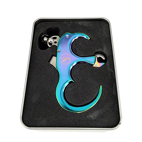 Gofei 1Pcs 3/4 Finger Trigger Caliper Release Aids Adjustable Aluminum Release Aid For Compound Bows #TOP4