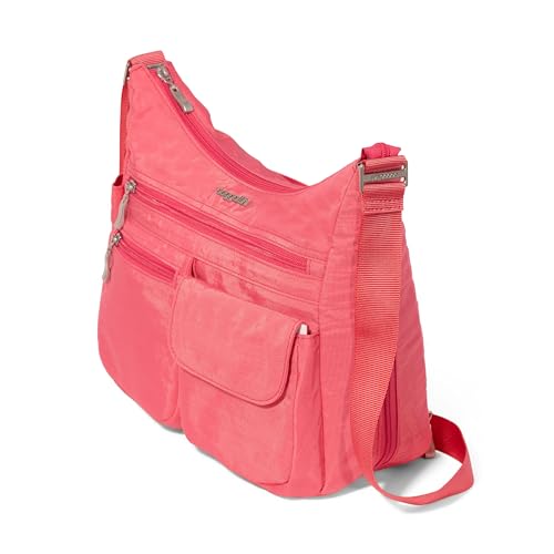 Image of Baggallini womens Everywhere Bagg Crossbody Women 11x9 Lightweight Nylon Hobo Water-resistant Travel Bag W /Rfid