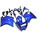 MZYPARTS ABS Plastic Fairing Kit Fit for Honda CBR1100XX 1996 1997 1998 1999 2000 2001 2002 2003 2004 2005 2006 2007 CBR 1100XX Injection Fairings Bodywork Body Frame - Blue