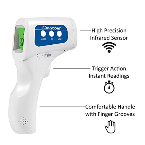 Berrcom Irt-901 No Touch Temporal/Forehead Ir Thermometer For Fever #TOP3