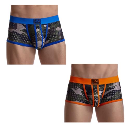 JOCKMAIL Men's Underwear Boxer Briefs Breathable Mesh Boxer Brief Stretch Camouflage Underwear - Main Image