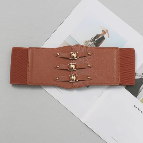 Dress Elastic Waist Seal Women's Versatile Waist Decorative Wide Skirt Belt Stylish Corset Belt2