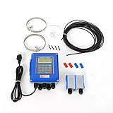 New Generation Ultrasonic Flow Meter, Tuf-2000b Digital Wall Mounted Ultrasonic Liquid Flowmeter Tester Fixed Clamp on Flowmeter Ip67 Ip68 Protection, for Pipe Size Dn50~Dn700mm