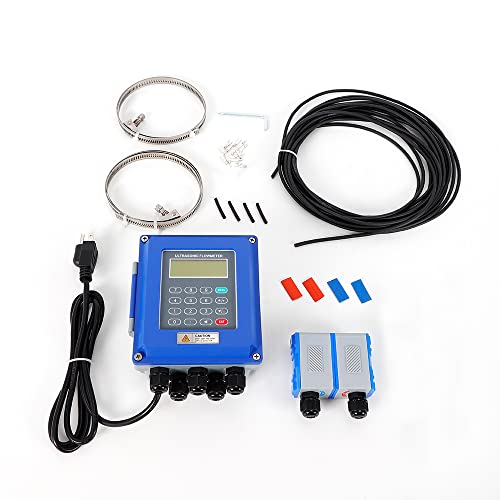 New Generation Ultrasonic Flow Meter, Tuf-2000b Digital Wall Mounted Ultrasonic Liquid Flowmeter Tester Fixed Clamp on Flowmeter Ip67 Ip68 Protection, for Pipe Size Dn50~Dn700mm