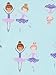 Simple Joys by Carter's Toddler Girls 3-pack Snug-fit Footed Cotton Pajamas, Ballerina/Moon/Bee, 4T