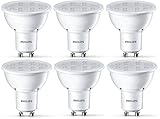 Philips - Bombilla LED, luz blanca, 5 W, casquillo GU10, no regulable