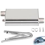 24 mm Abgasschlauch Schalldämpfer, Standheizung Auspuff Schalldämpfer Mit 200cm Abgasschlauch, Dieselheizung Abgasrohr schalldämpfers Standheizung, Lufterhitzer Zubehör