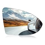 SYKRSS Passenger Right Side Mirror Glass Compatible With Volkswagen VW 2015-2021 Golf Golf GTI 2019-2021 Jetta 2017-2019 Golf Alltrack 2015-2019 Golf R Golf SportWagen Right Side Mirror Convex Glass