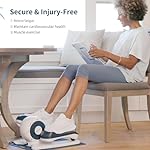 Nobol PhysioGo2 Elliptical Exerciser Machine for Seniors & Adult, 8 Adjustable Auto Speeds, Manual & Motorized Pedaling, Bi-Directional Motion, Remote Control, LED Display, Low-Impact, Cardio Therapy - Image 4