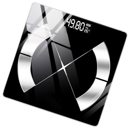 Escala inteligente, escala de grasa corporal | USB Escala digital precisa,Monitores de grasa corporal de precisión portátil para el gimnasio en casa Fitness Entrenamiento de acondicionamiento físico S