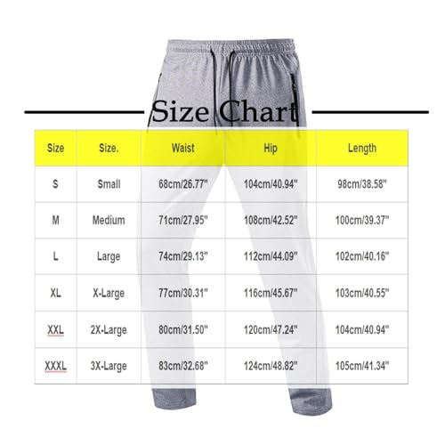 Sweatpants for Men Baggy Casual Elastic Pants Stretch Waist Straight Leg Jogger Outdoor Athletic Trousers with Pockets2