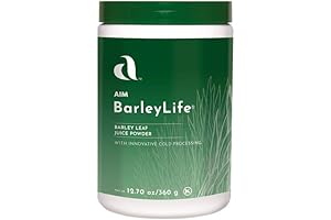 Aim BarleyLife Grass Powder Juice, 2 Bottles of 12.7 Oz