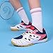 AIRFUL Men's Tennis Racquet Sport Shoes Lightweight Wear-Resistant Women's Fashion Sneakers Suitable for Handball, Pickleball, Badminton, Floorball, Squash (Color : D, Size : 9.5 Women/8 Men)