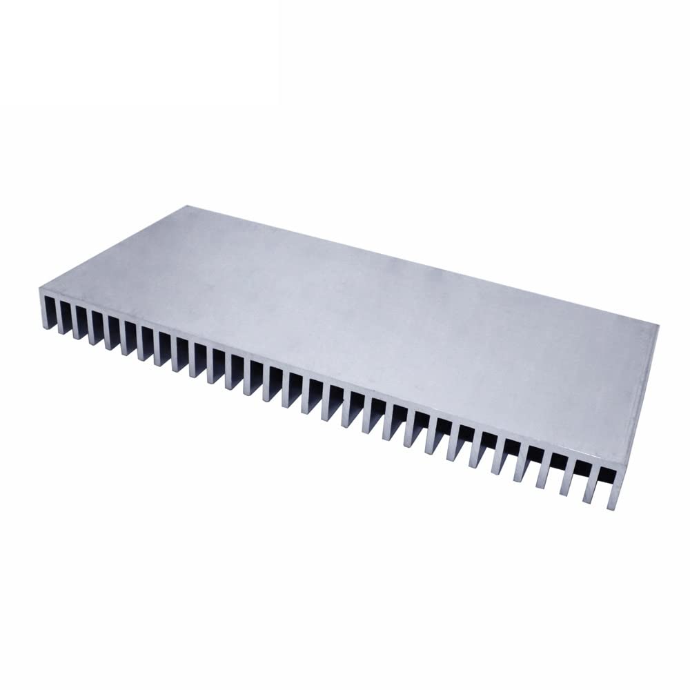 Dissipatore di calore fai da te Radiatore del dissipatore di calore in alluminio ad alta potenza 220x100x18mm for dispositivo di raffreddamento dell'amplificatore di potenza del circuito integrato ele
