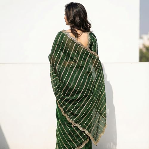 Image of Amazon Brand - Tavasya Womens Saree