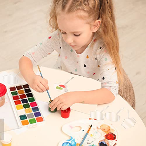 36 Pieces 2 Inch Hexagon Acrylic Cake Toppers, Blank Cupcake Stick Toppers For Diy Clear Hexagon Blank Cake Decorations, For Birthday, Wedding, Festival Party Supplies (Hexagon) #TOP4