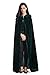 Produktbild Crizcape Unisex Halloween-Kostüm, Umhang mit Kapuze aus Samt für Herren und Damen Gr. One size, grün