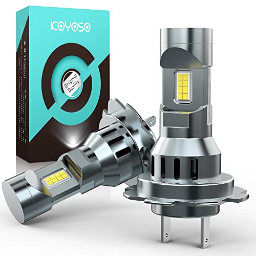 Ampoules H7 LED 16000LM, KOYOSO LED Lampe Feux de Croisement et Antibrouillard Pour DC 12V Cover