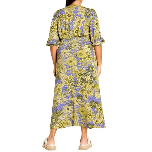 Image of City Chic Women's Plus Size Maxi Dress - Daydream Print