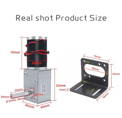 Support de moteur de réduction 12V pour automatisation à couple élevé - 2