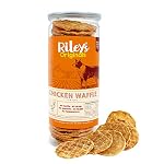 Riley’s Waffles Hen Chips for Canines – USA Sourced Hen Canine Treats Single Ingredient Wholesome Canine Treats – Dehydrated Hen Jerky Canine Treats Made in The USA – 5.5 oz