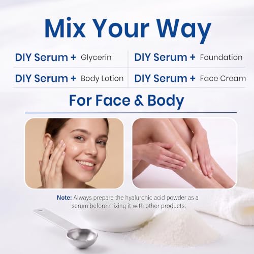 100g Arofum Hyaluronic Acid Powder w/ Marine Collagen Peptides for DIY Skincare (3.52-Oz) 7.99 w/ S and S + Fr + 60% Off Code FIVQ6UI5 - image 6