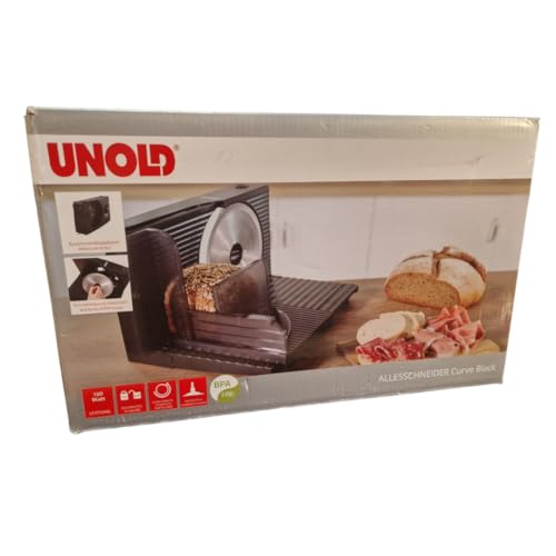 UNOLD Allesschneider Curve 78865 Limited Black Edition klappbar...