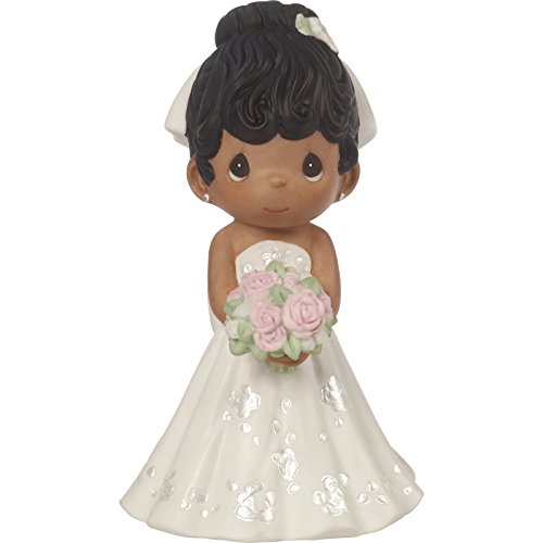 Precious Moments Perfect Couple Bride, Black Hair Dark Skin