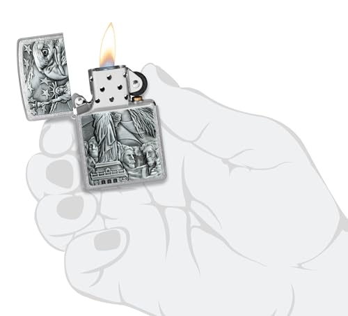Encendedor Zippo American Icons Street Chrome miniatura 5