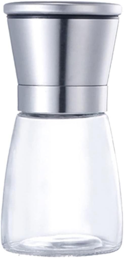 Pepper Grinder Stainless Steel Salt and Manual Food Herb Adjustable Coarseness Kitchen