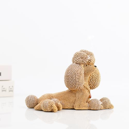 Estatua de Poodle en Resina para Decoración Moderna miniatura 3