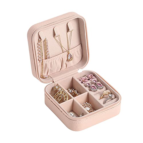 Porta-jóias portátil - Caixas de Jóias Para Mulheres Conjunto de Colar - Porta-jóias portátil de via