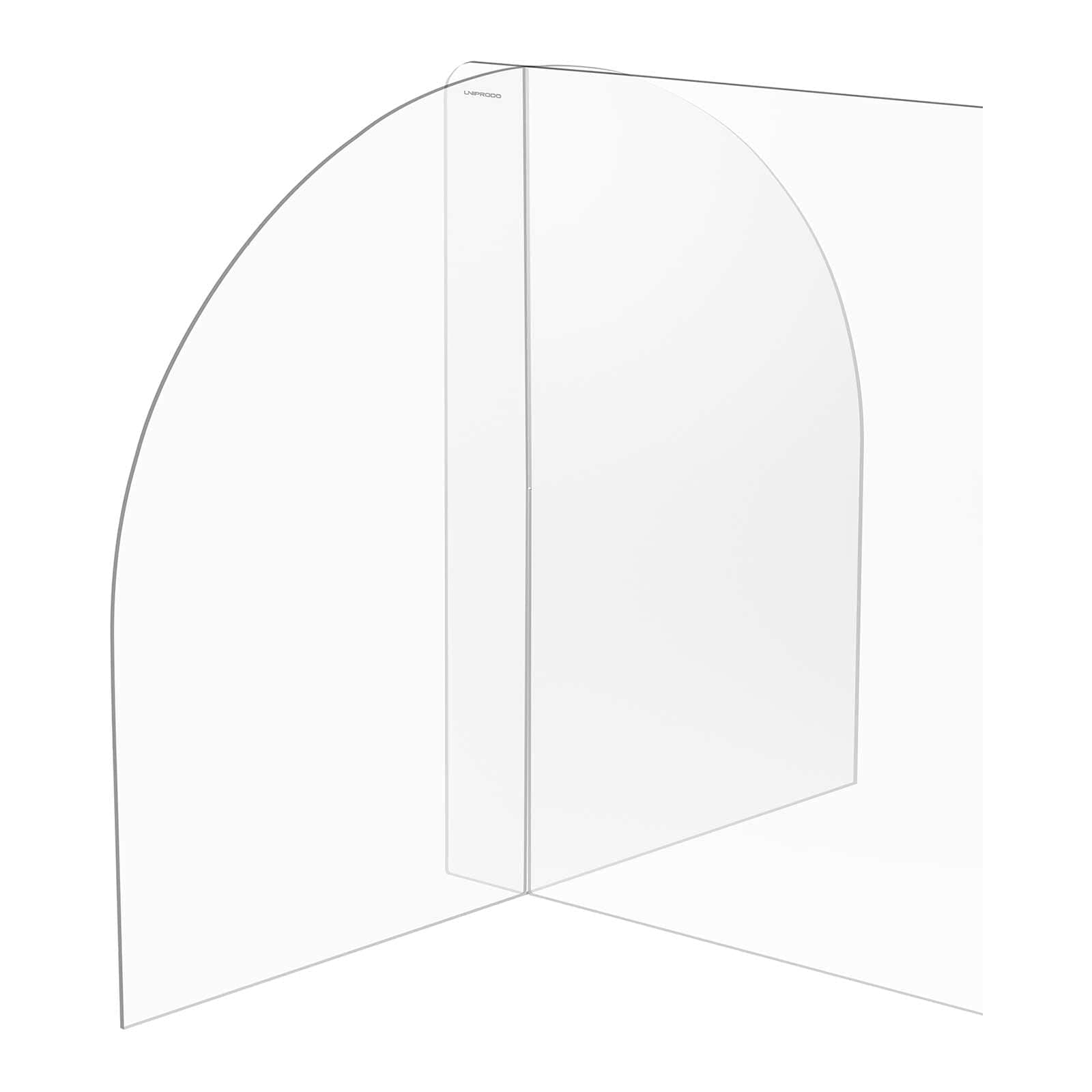 Parafiato in plexiglass, parafiato con passacarte, separatore