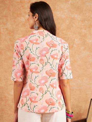 Image of Modeve Women Cotton Top for Summer