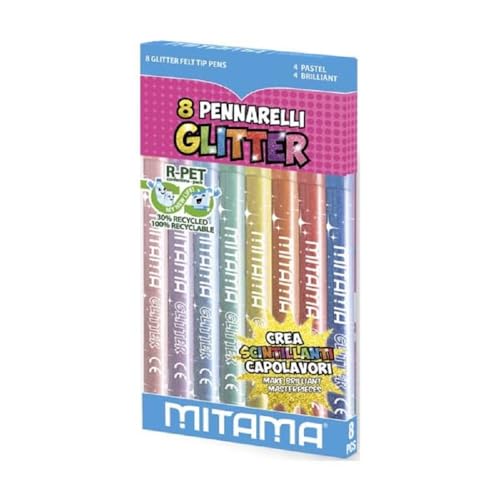 Mitama 62509 Lot de 20 marqueurs triangulaires à paillettes