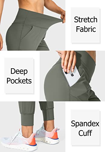 Image of G Gradual Women's Joggers High Waisted Yoga Pants with Pockets Loose Leggings for Women Workout, Athletic, Lounge