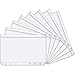 Produktbild A6 Größe 6 Löcher Binder Taschen Kunststoff Binder Reißverschluss Ordner Wasserdicht 6 Löcher Reißverschluss Loose Blatt Taschen für Dokumente Notizbücher Karten (30 Packunen)