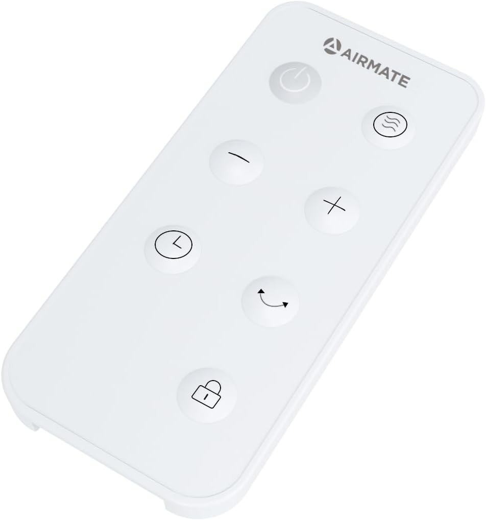 Airmate Electric Heater Remote Control Replacement – Compatible Only with Airmate Space Heaters, Easy Pairing, Adjustable Heat Levels, Timer & Child Lock Function (Not Universal) image 2