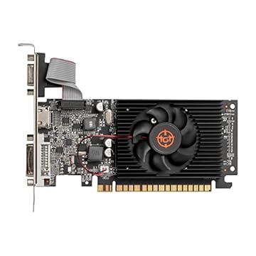 Placa de Vídeo | TGT | GeForce GT 610 | 2GB GDDR3, 64-bit, DVI/HDMI/VGA | Preto | TGT-GT610-2GB
