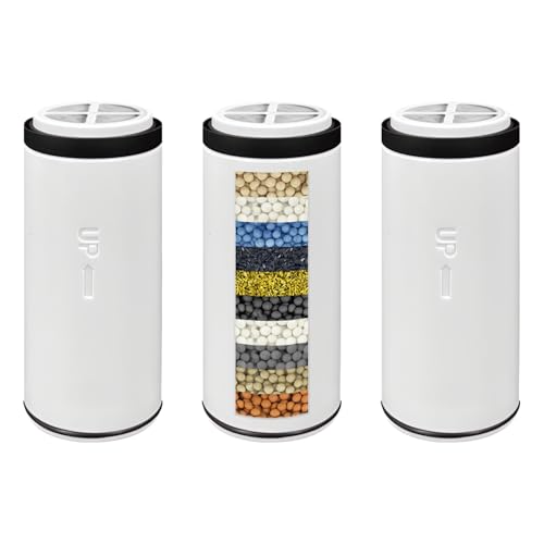 Molgoc 3-Pack Shower Filters – Chlorine & Hard Water