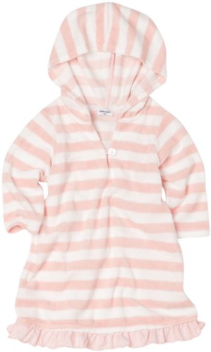 Vestido de tela de rizo para niña con secado rápido para evitar resfriados