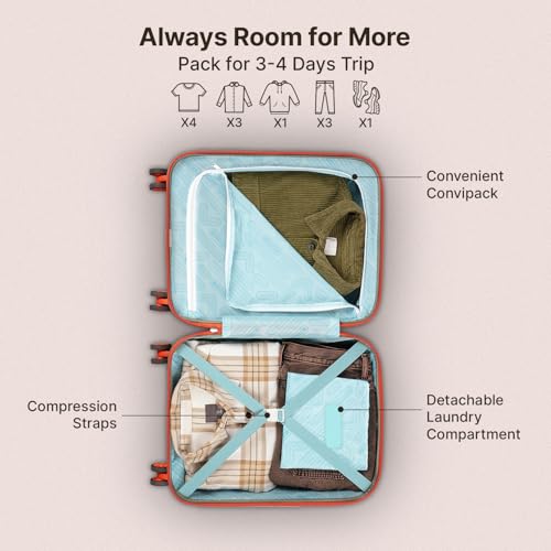 Image of uppercase Geo (Small) 56Cms, Hardsided Cabin Trolley Bag for Travel Printed Eco Polycarbonate Luggage, Combination Lock 8 Wheel Spinner Suitcase for Unisex, 2000 Days Warranty, Green