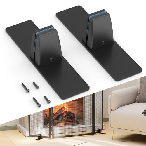 Flehomo Fireplace Screen Stands